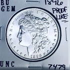 1896 BU GEM MORGAN SILVER DOLLAR UNC MS+++ U.S. MINT RARE COIN 7479