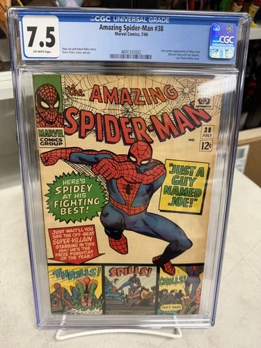 The Amazing Spider-Man #38 - CGC 7.5 - Second Cameo App of Mary Jane Watson