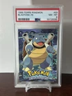 1999 Topps Pokemon E9 Blastoise #9 PSA 8 Near Mint Blue Topps Logo