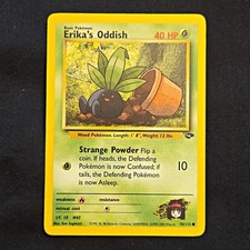 Erika's Oddish 70/132 Gym Challenge LP on eBay
