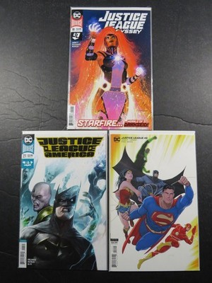 DC Comics Justice League 42 variant of America 27 Variant Odyssey 19 NM