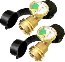 Propane Tank Gauge Level Indicator, 2 Pack Propane Gas Gauge for LP Propane Tank