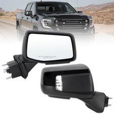 Right Passenger Side Mirror Compatible with 2019-2025 GMC Sierra 1500 with Power