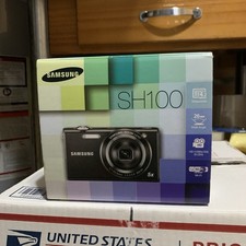 Samsung SH100 Red 14.2 MP 5x Opti Zoom Touchscreen Wi-Fi Digital Camera Charger