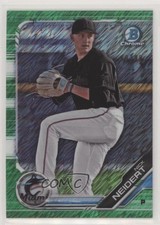 2019 Bowman Chrome Prospects Green Shimmer Refractor 60/99 Nick Neidert g6p