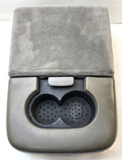 Ford F150 1997-2003 Center Console Armrest Jump Seat Cup Holder Gray Oem