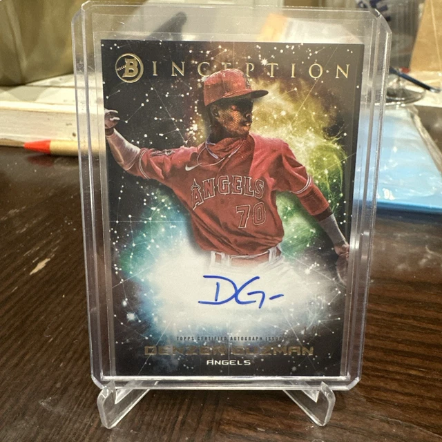 2022 Bowman Inception Primordial Prospect Auto Black 1/1 #PPA-DG Denzer Guzman