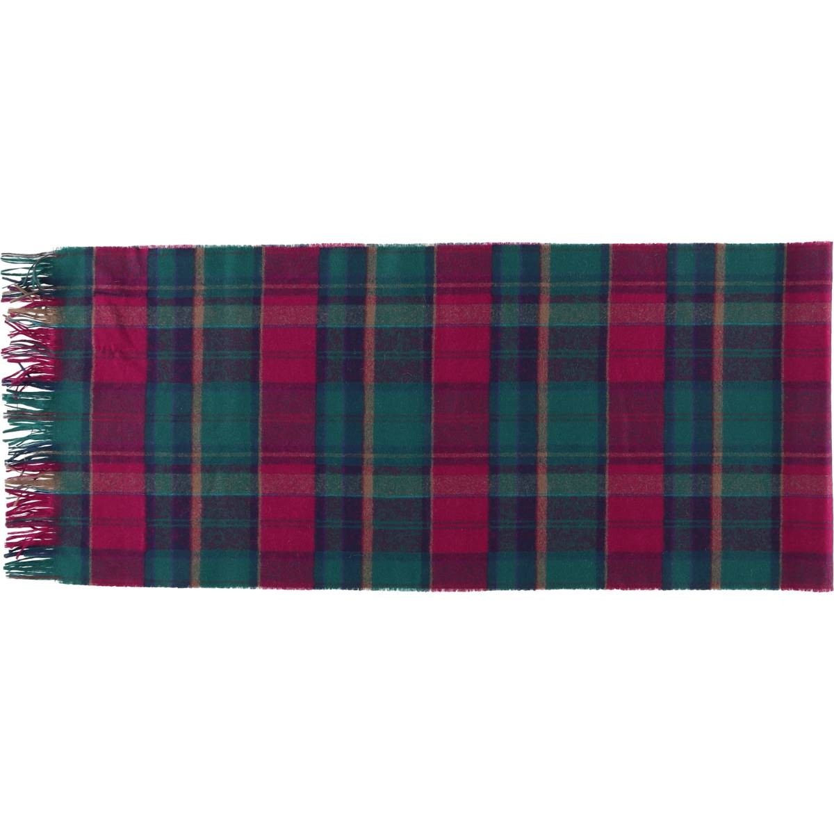 Vintage 1980'S Pendleton Check Pattern Wool Scarf… - image 2