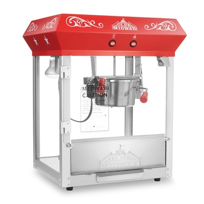 Bar Style Popcorn Machine Maker Popper with 6-Ounce Kettle