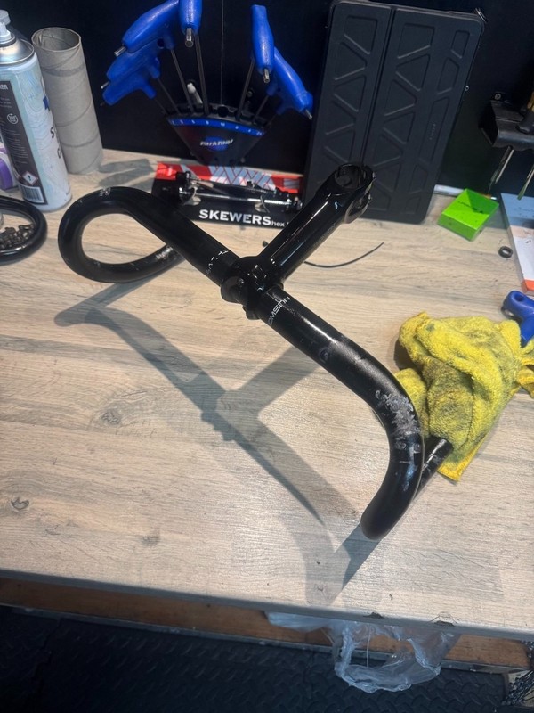 Thomson 40cm road bike drop Handlebars and 130mm Stem