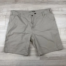 Carhartt Rugged Flex Rigby Shorts Tan Work Canvas Relaxed Fit 102514 232 Sz 42