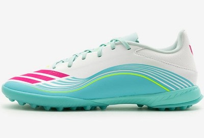 Adidas Herren F50 Messi League TF Stollen Futsal weiß Fußball Spike GYM Schuh...