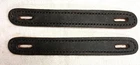 PAIR LEATHER STRAP TYPE HANDLES FOR STEAMER TRUNK, STORAGEBOX,ETC. NEW OLD STOCK