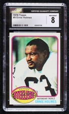 1976 Topps Ernie Holmes #9 CGC 8 x0o