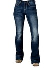 Cowgirl Tuff Western Jean Women Peacekeeper 26 X-Long Dark Wash JPCKPR CLEARANCE — photo 1