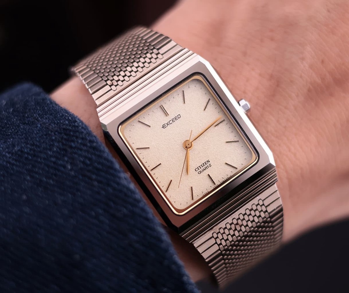 Vtg1987 Citizen Quartz Exceed 2730-273958 Men's Watch | eBay