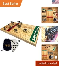 Exciting Horse Racing Board Game for Family Fun - Metal Horses & Dice Included