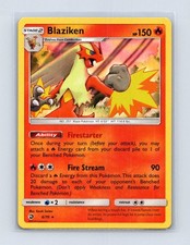 Blaziken 6/70 Holo Rare Dragon Majesty Pokemon Lightly Played