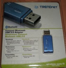 TRENDnet TBW-105UB USB 2.0 Compact Bluetooth Adapter for Linux, Windows XP