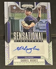 2025 Panini Prizm Sensational Signatures Mojo Auto 01/25 Gabriel Hughes #SS-GH