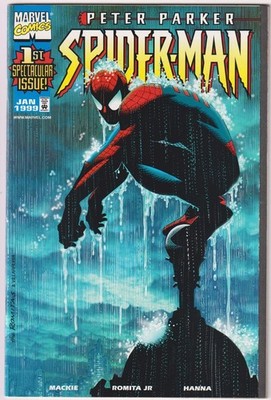PETER PARKER SPIDER-MAN #1 DYNAMIC FORCES VARIANT DF COA NM 1999 MARVEL COMICS