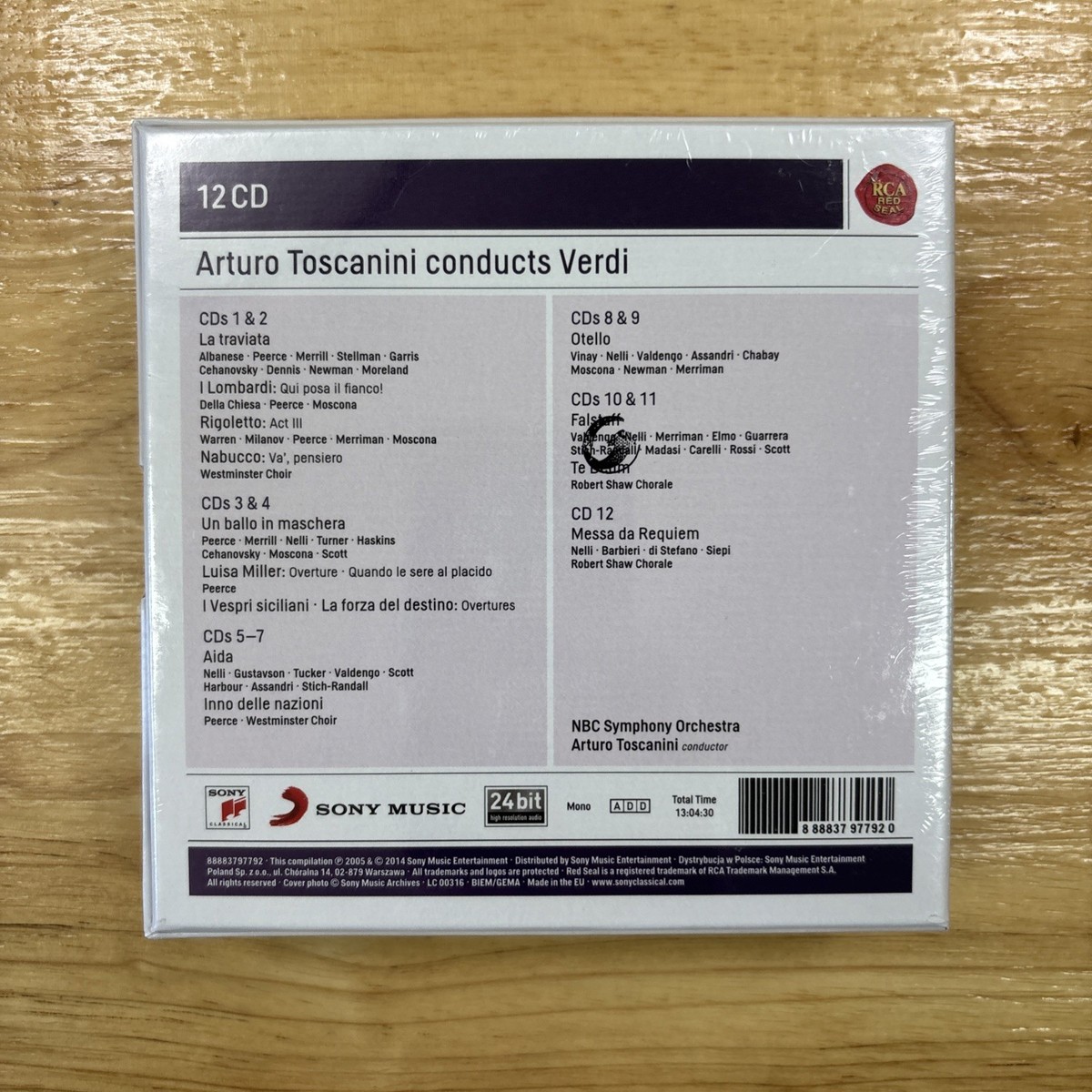 その他 Toscanini Conducts [CD] George Gershwin, Claude Debussy, Antonin Dvorak, Johannes Brahms