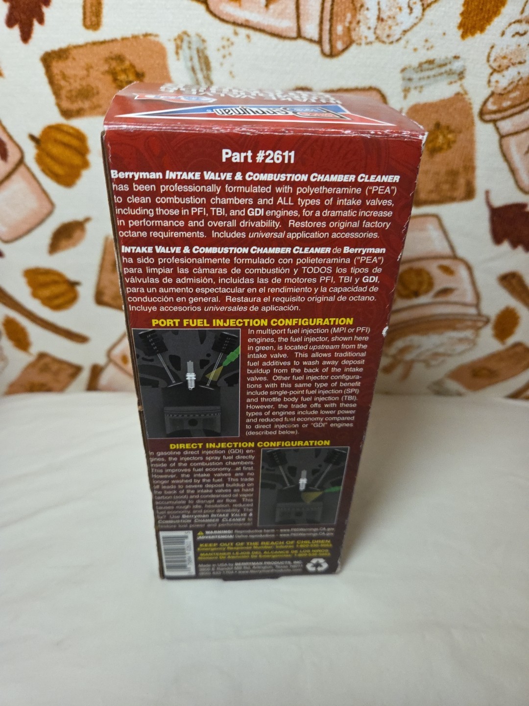 Berryman Products Intake Valve and Combustion Chamber Cleaner Spray Kit 2611