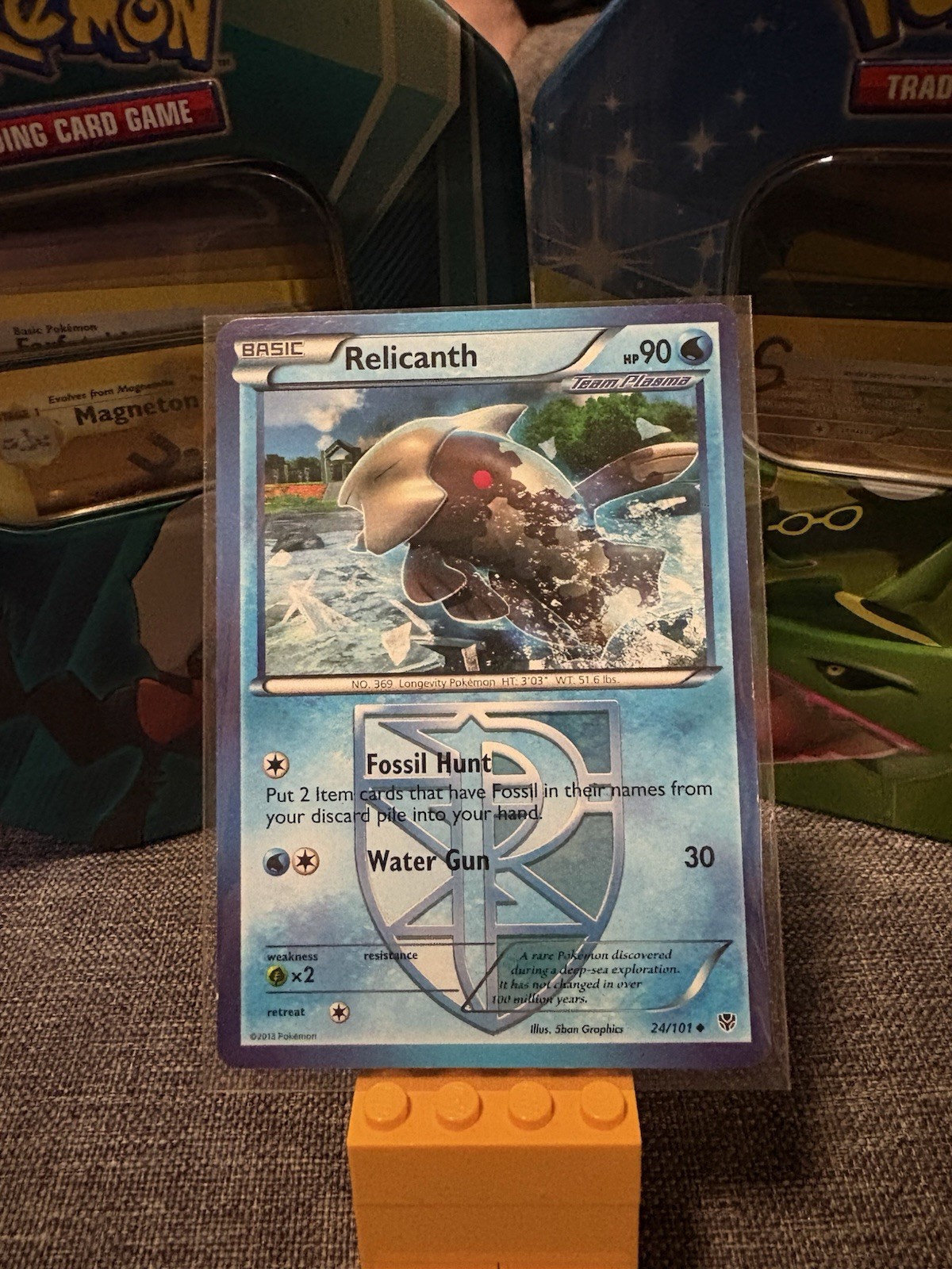 Relicanth 24/101 - Plasma Blast - Uncommon - Pokemon Card TCG