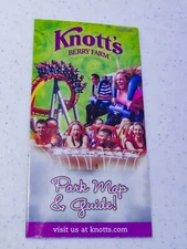2012 Knott's Berry Farm Park Map