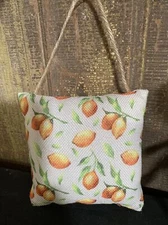New Farmhouse Style Decoration Lemon Décor Hanging Door Knob Pillow 5.5”
