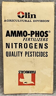 Olin Agricultural Division Ammo-Phos Fertilizer Chemical Agriculture Advertising