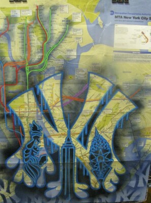 GRAFFITI SUBWAY MAP