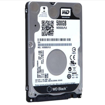 【中古】WD Black 500GB Performance Mobile Hard Disk Drive - 7200 RPM SATA 6 Gb/s 32MB Cache 7 MM 2.5 Inch - WD5000LPLX s-l400.jpg