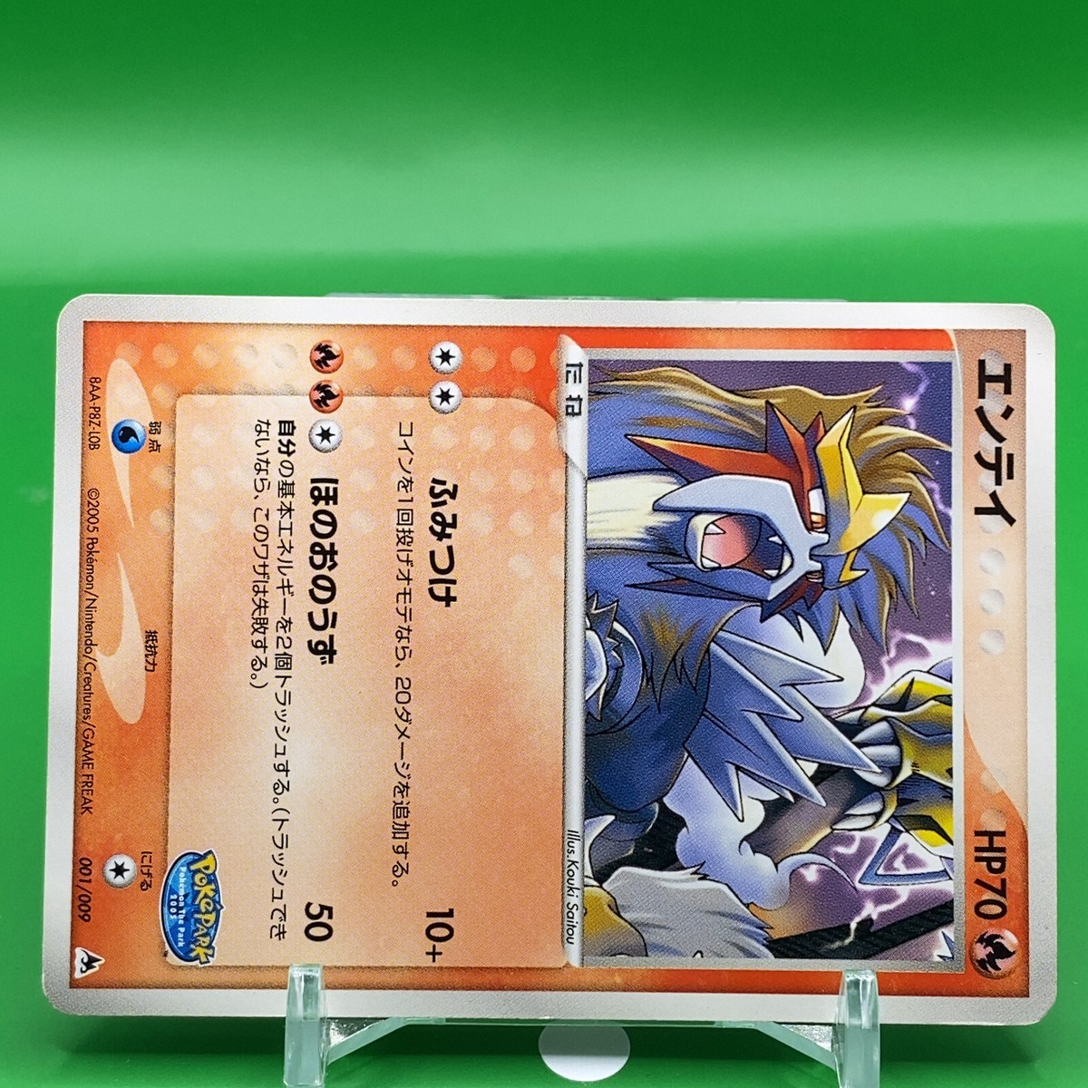 Entei TCG PokePark Pokemon Card Game Japanese Japan Nintendo