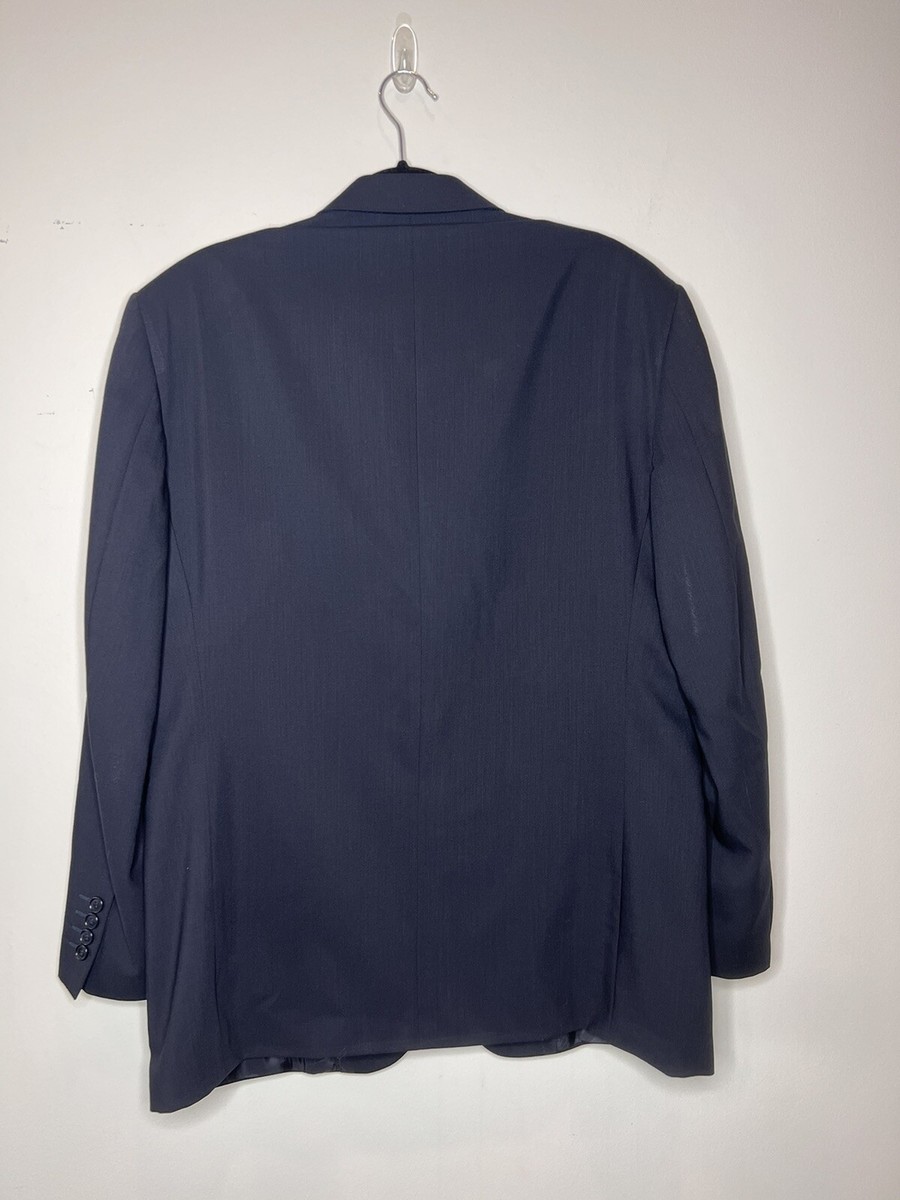 Missoni Navy Blue Three Buttons Blazer Jacket Sport Coat 100% Wool Men Sz 42R View 6