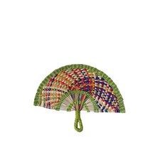 Vietnam Woven Seagrass Fan Handcrafted Wall Decor African Style Boho Home Accent