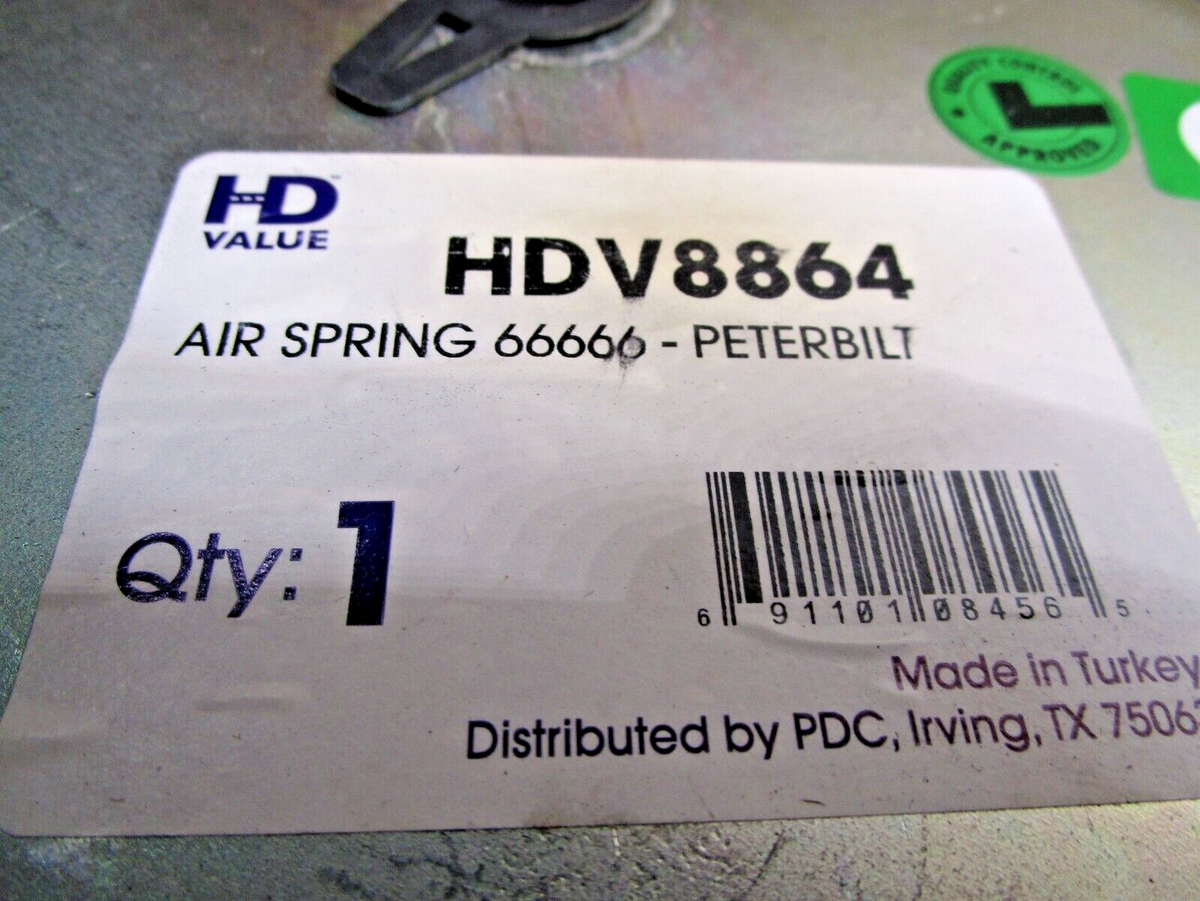 HDValue HDV8864 Air Spring Replaces ContiTech 66666 For