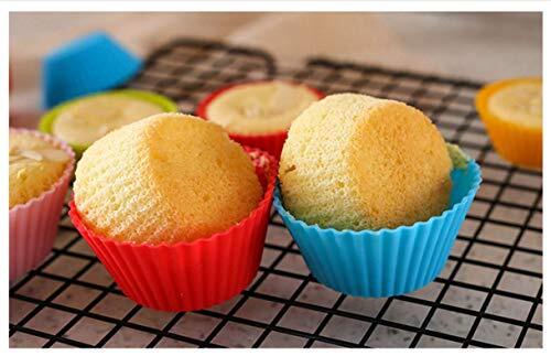 Cupcake Liner, Silikon Backformen, Wiederverwendbare Mini Cupcake Liner, Muffin Liner - Bild 4 von 5