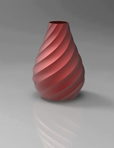 Custom 3D Printed Spiral Vase - Modern Design - Vase for Faux or Dried Flowers - 第 16/18 張圖片