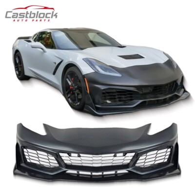 Fits 2014-2017 Chevy Chevrolet Corvette C7 ZR1 Style Front Bumper Conversion