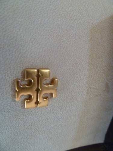 TORY BURCH Brown Leather Boots UK 7.5 Gold Hardware Chelsea Low Heel Boot New - Picture 18 of 24