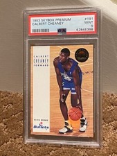 1993 Skybox Calbert Cheaney PSA 9 #191 Rookie Card NEW CASE LOW POP