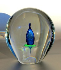 Briefbeschwerer XXL, Bohemia Kristall Glas, H&ouml;he ca. 18,5cm, ~ 4,3kg, ~ Vintage