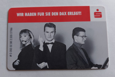Telefonkarte 3 DM  150 Jahre Kreissparkasse Teltow - Fläming Auflage nur 2500 St