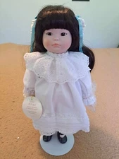 Li Ling, Amber Stone Porcelain Doll, Annual Edition Collectors Item, 14", 1991