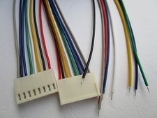 300 pcs 2510 Pitch 2.54mm 8 Pin Female Connector with 26AWG 30cm Leads Cable New