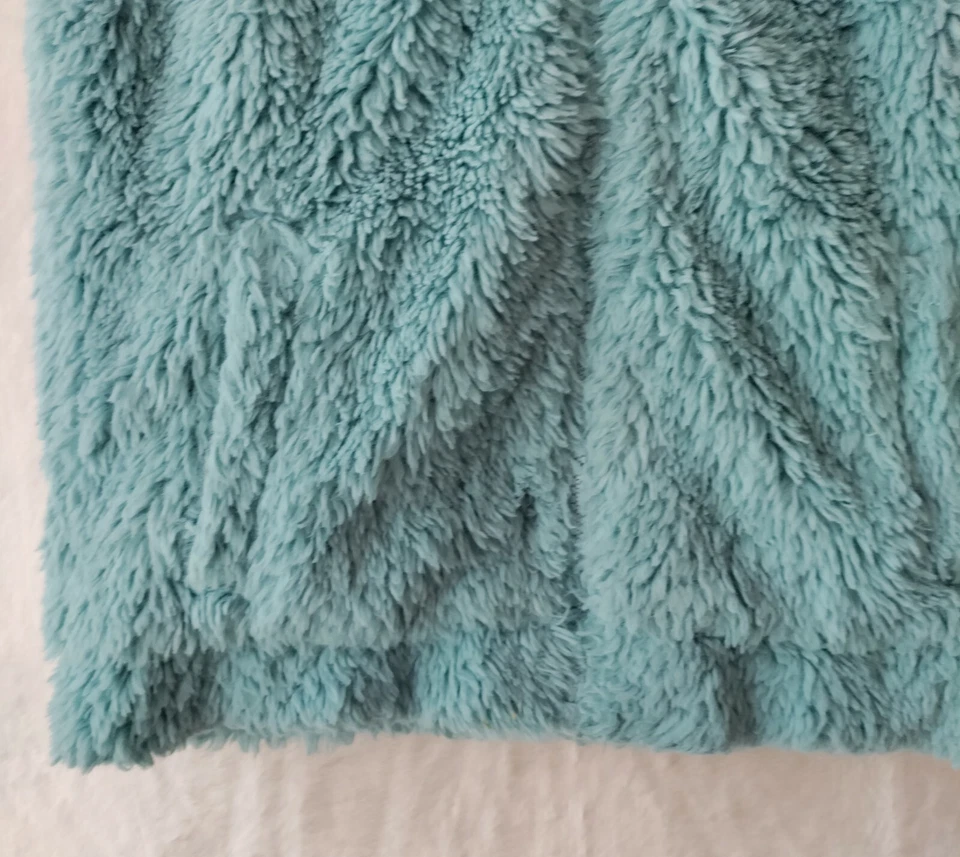 Mini Boden Sherpa Chaleco de Peluche Sudadera con Capucha Azul Niñas Talla 9-10Y Foto 4 de 4