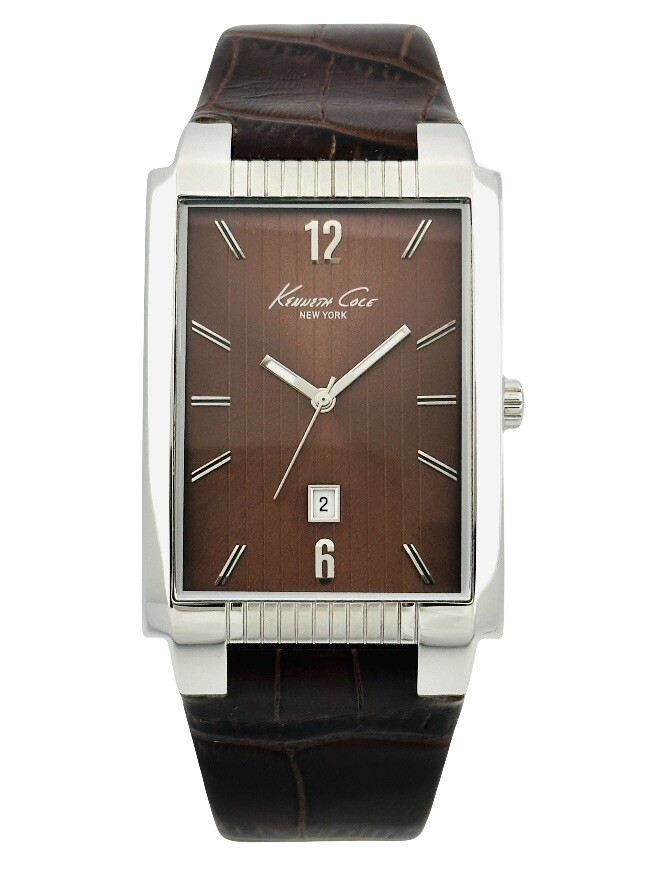 Kenneth Cole NY Men's KC1770 Brown Dial and Brown Leather Strap