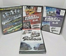 SEALED NEW  The Fast And The Furious Collection  Fate of Furious 4 DVD LOT 