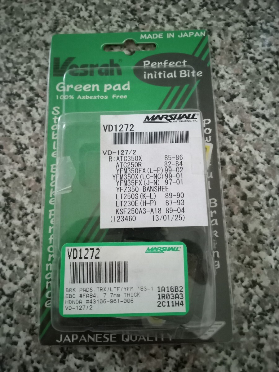 Vesrah brake pad set VD1272 | eBay
